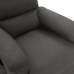 Sillón de masaje elevable tela gris oscuro