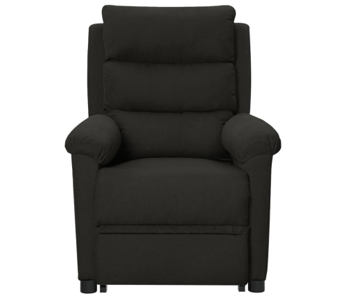 Sillón de masaje elevable tela negro