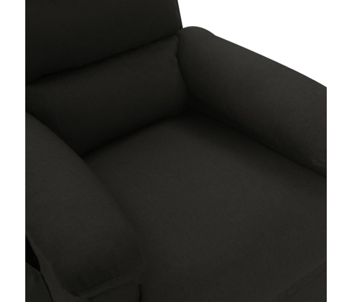 Sillón de masaje elevable tela negro