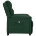 Sillón reclinable eléctrico tela verde oscuro