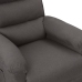 Sillón de masaje eléctrico tela gris oscuro