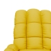 Sillón de masaje eléctrico tela amarillo