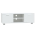 Mueble para TV madera contrachapada blanco 120x40,5x35 cm