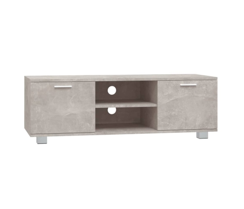 Mueble para TV madera contrachapada gris hormigón 120x40,5x35cm