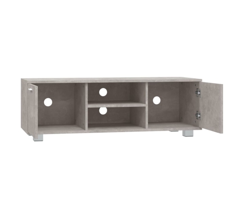 Mueble para TV madera contrachapada gris hormigón 120x40,5x35cm