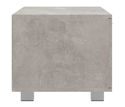 Mueble para TV madera contrachapada gris hormigón 120x40,5x35cm