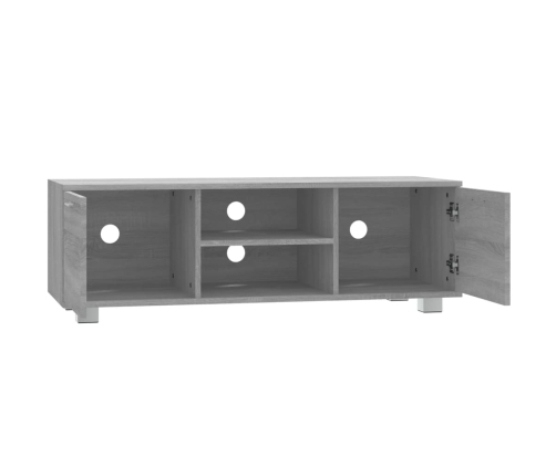 Mueble de TV madera contrachapada gris Sonoma 120x40,5x35 cm