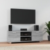 Mueble de TV madera contrachapada gris Sonoma 120x40,5x35 cm