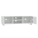 Mueble para TV madera contrachapada blanco 120x40,5x35 cm