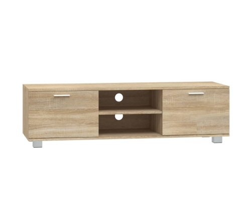 Mueble para TV madera contrachapada roble Sonoma 140x40,5x35 cm