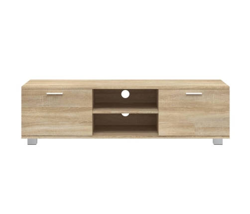 Mueble para TV madera contrachapada roble Sonoma 140x40,5x35 cm