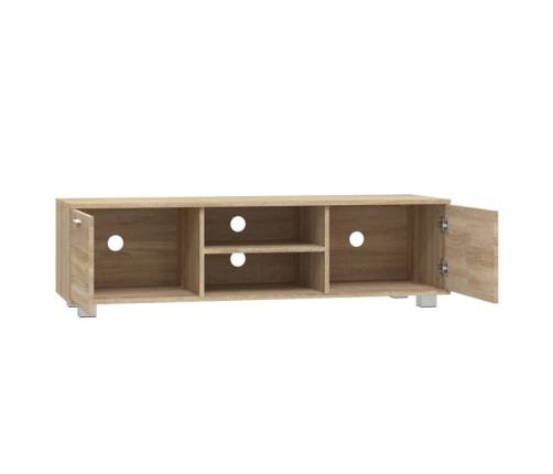 Mueble para TV madera contrachapada roble Sonoma 140x40,5x35 cm