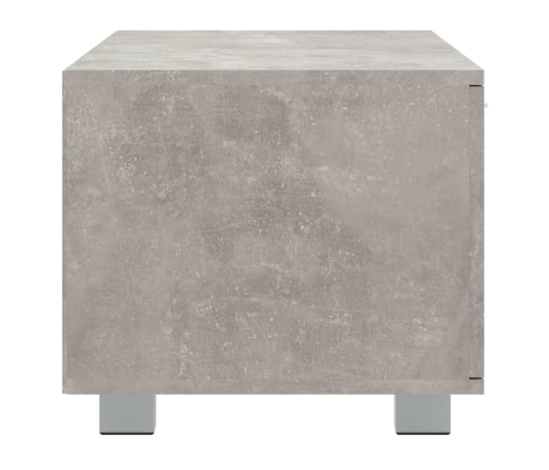 Mueble para TV madera contrachapada gris hormigón 140x40,5x35cm