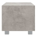 Mueble para TV madera contrachapada gris hormigón 140x40,5x35cm