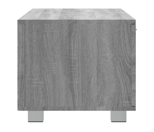 Mueble de TV madera contrachapada gris Sonoma 140x40,5x35 cm