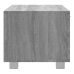 Mueble de TV madera contrachapada gris Sonoma 140x40,5x35 cm