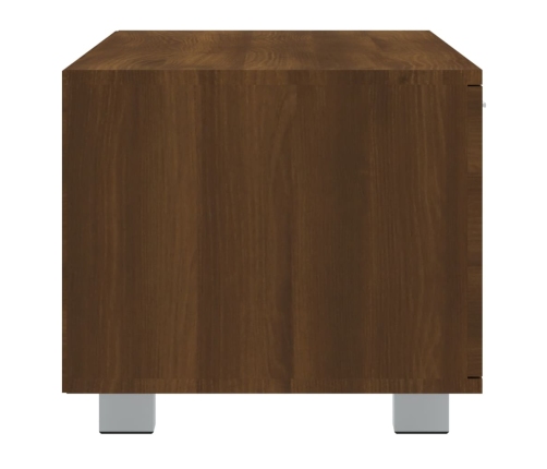 Mueble para TV madera contrachapada marrón roble 140x40,5x35 cm