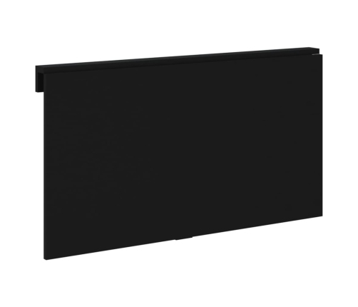 Mesa de pared plegable madera contrachapada negra 100x60x56 cm