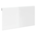 Mesa de pared plegable contrachapada blanco brillo 100x60x56 cm