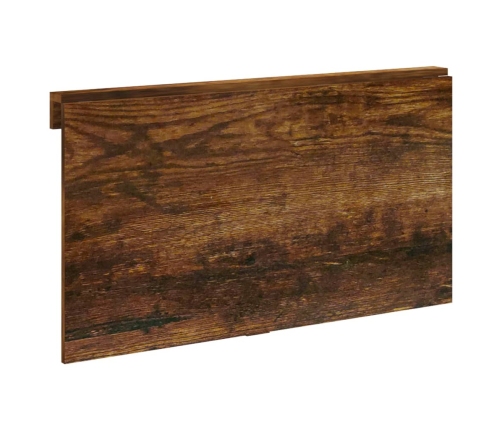 Mesa de pared plegable contrachapada roble ahumado 100x60x56 cm