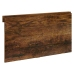 Mesa de pared plegable contrachapada roble ahumado 100x60x56 cm