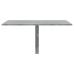 Mesa de pared plegable contrachapada gris Sonoma 100x60x56 cm