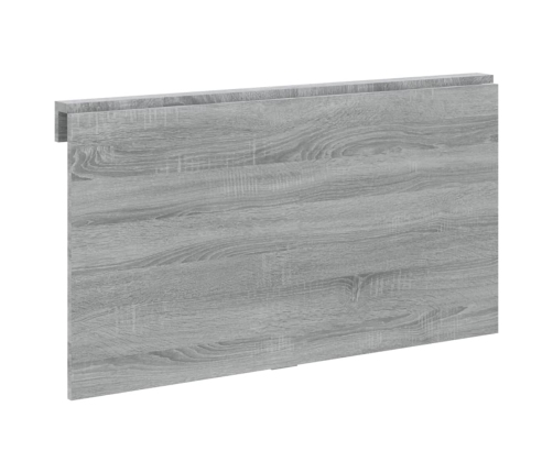 Mesa de pared plegable contrachapada gris Sonoma 100x60x56 cm