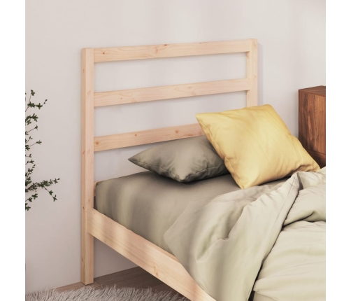 Cabecero de cama madera maciza de pino 96x4x100 cm