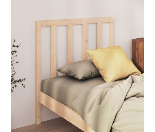 Cabecero de cama madera maciza de pino 81x4x100 cm