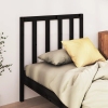 vidaXL Cabecero de cama madera maciza de pino negro 96x4x100 cm