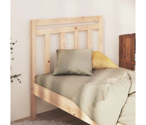 Cabecero de cama madera maciza de pino 96x4x100 cm