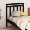 Cabecero de cama madera maciza de pino negro 106x4x100 cm