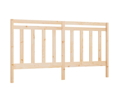 Cabecero de cama madera maciza de pino 186x4x100 cm