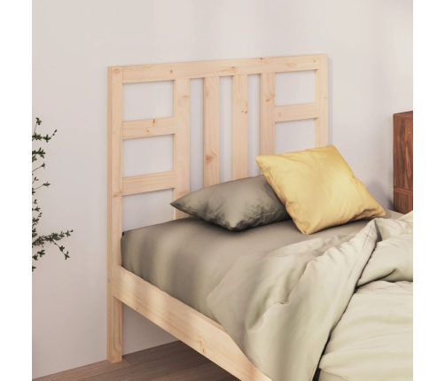 Cabecero de cama madera maciza de pino 96x4x100 cm