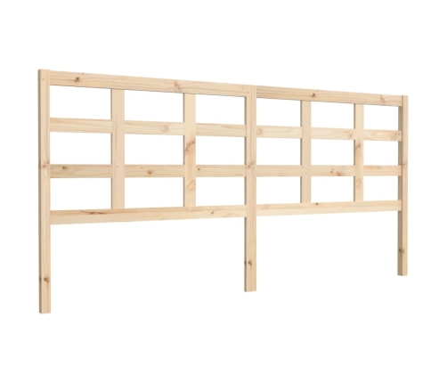 vidaXL Cabecero de cama madera maciza de pino 205,5x4x100 cm