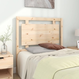 Cabecero de cama madera maciza de pino 95,5x4x100 cm