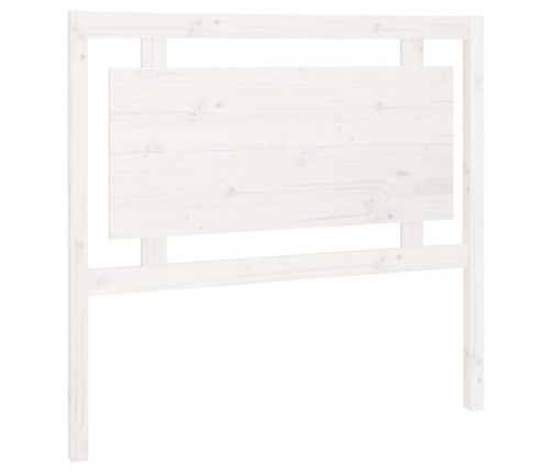 Cabecero de cama madera maciza de pino blanco 105,5x4x100 cm