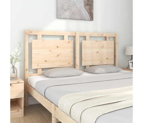 Cabecero de cama madera maciza de pino 155,5x4x100 cm