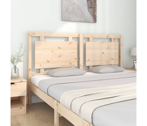 Cabecero de cama madera maciza de pino 165,5x4x100 cm