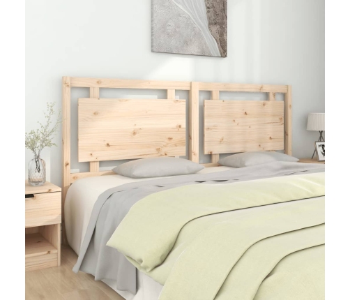 Cabecero de cama madera maciza de pino 185,5x4x100 cm