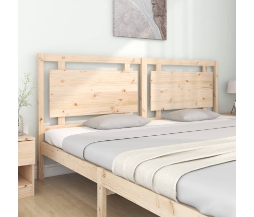 Cabecero de cama madera maciza de pino 205,5x4x100 cm