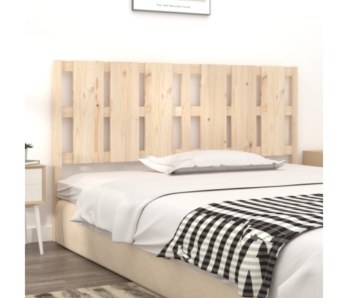 vidaXL Cabecero de cama madera maciza de pino 165,5x4x100 cm