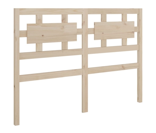 vidaXL Cabecero de cama madera maciza de pino 145,5x4x100 cm