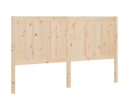 Cabecero de cama madera maciza de pino 185,5x4x100 cm