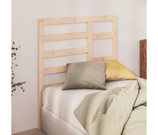 Cabecero de cama madera maciza de pino 81x4x104 cm