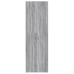 Armario de oficina madera contrachapada sonoma gris 60x32x190cm