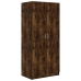 Armario madera contrachapada color roble ahumado 80x52x180 cm