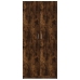 Armario madera contrachapada color roble ahumado 80x52x180 cm