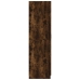Armario madera contrachapada color roble ahumado 80x52x180 cm