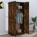 Armario madera contrachapada color roble ahumado 80x52x180 cm